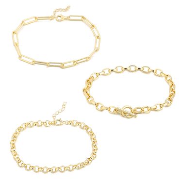 Silver + 14K Light Luxury Starry Sky Bracelet Female Simple Girlfriend Chain_voghion.com