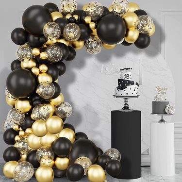 Wedding Birthday Balloon Decor Kit 150pcs Premium Balloons With Arch Frame Garland String For Bridal Room Party New Year Decoration_voghion.com