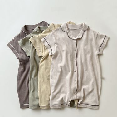 Korean version of children's clothing home clothing baby climbing clothing baby one-piece pajamas ins new cross-border children's clothing wholesale_voghion.com