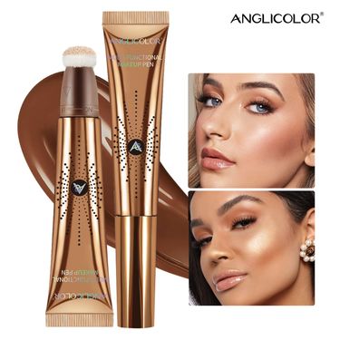 Cross Border Makeup Facial Liquid Concealer High Gloss Facial Liquid Matte Durable Waterproof Brightening Liquid_voghion.com