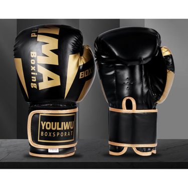 MMA bo half finger gloves, adult men's Sanda, Muay Thai, combat training, UFC, professional women's combat, punching_voghion.com