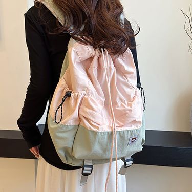 Fashionable and lightweight drawstring drawstring drawstring bucket bag, new color outdoor leisure backpack, tennis racket bag_voghion.com