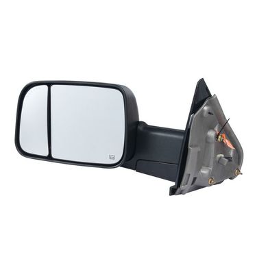 Towing Mirrors, Left & Right Pair Set For 2002-2008 Dodge Ram 1500 2500 3500 (Partial 2009 Models), Power Heated With Signal Light & Puddle_voghion.com
