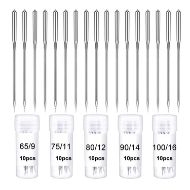 10Pcs Sewing Machine Accessories Household Needle Universal Vintage High Quality 9 11 12 14 16 18 Regular Home DIY Tools Work_voghion.com