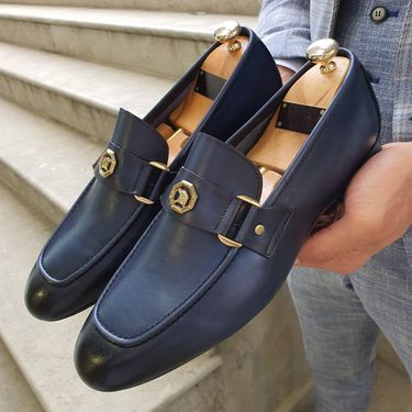 Men’s Shoes large size business formal leather shoes spring fashion slip on loafers lazy shoes_voghion.com