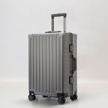Luggage 20 Inch Aluminum Frame Suitcase Trolley Case With Universal Silent Wheels 24 Inch Suitcase Durable And Anti Fall Suitcase_voghion.com