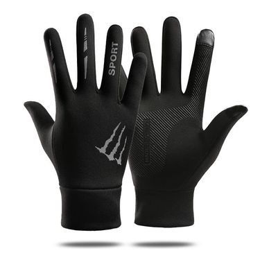 Windproof Waterproof Fleece-Lined Gloves For Men, Autumn And Winter, Warm, Sports, Running, Cycling, Casual, Driving,_voghion.com