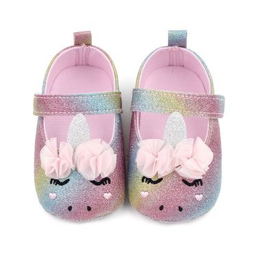 Mother & Kids Baby girl princess shoes shallow mouth unicorn baby shoes baby single shoes toddler shoes wholesale_voghion.com