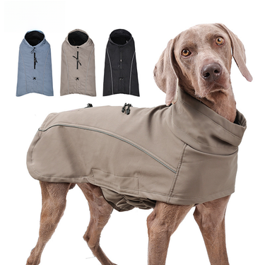 Amazon new warm pet clothes waterproof thickened dog clothes outdoor soft jacket pet dog clothing_voghion.com