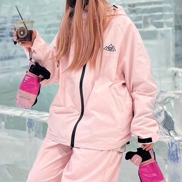 pants 120kg Plus Size Magic Tape Unisex Thermal Ski Suit Set Black_voghion.com