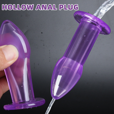 Hollow Anal Plug For Women Small Transparent Speculum Butt Plugs Enema Sex Toys For Men Anal Dilator Adult Toy Analplug_voghion.com