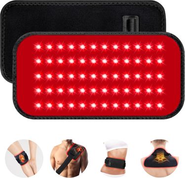 Belt, Infrared Body, Wearable Wrap With Timer Back Shoulder Waist Muscle Pain Relief, Improve Joint Iammation, Red Light_voghion.com