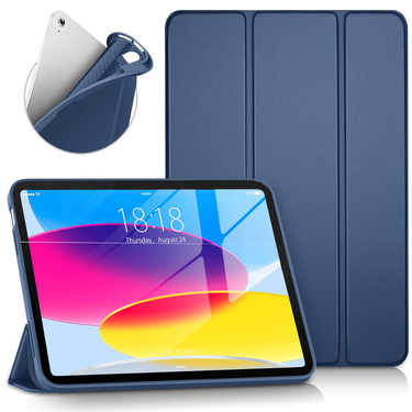 Tablet Case For Apple iPad Air 1 2 3 4 5 2013 2014 2019 2020 2022 Soft Silicone Shell Trifold Magnetic Stand Flip Smart Cover_voghion.com