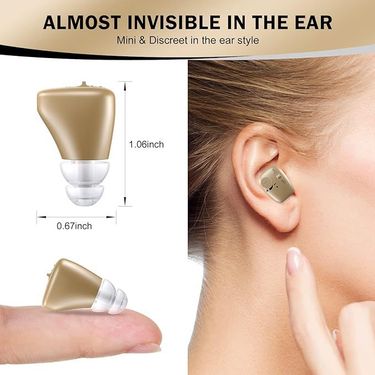 New digital in-ear hearing aid rechargeable sound amplifier amplifier_voghion.com