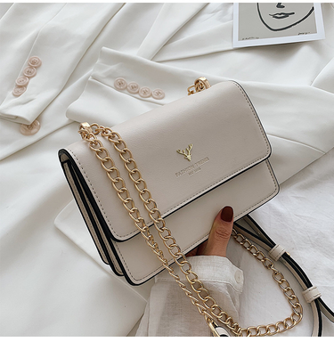 Women's 2020 New Fashionable Trend Shoulder Simplified Crossbody Korean Edition Small Chain Bag Bags_voghion.com