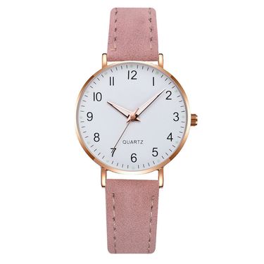 Digital Luminous Pointer Quartz Watch Set Women's All-match Fashion Belt Female Student Watch_voghion.com