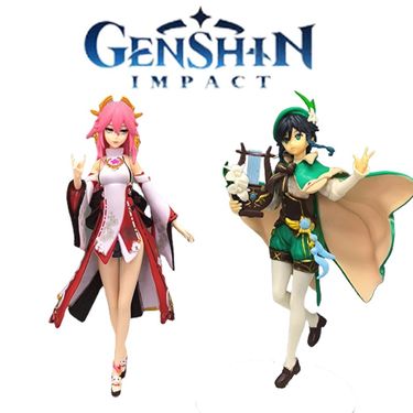 Genshin Impact Original Figures Wendy And Bailie 19cm And 18cm 190g 153g And_voghion.com