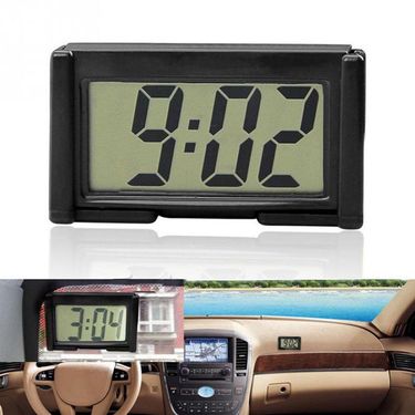 Waterproof Watch, Interior Car Electronic Clock, Digital Clock Ornament For Electric Vehicles_voghion.com