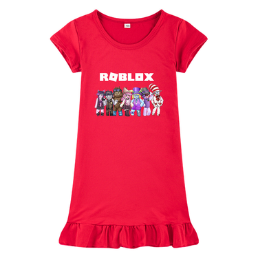 100CM-150CM Girls' Ice Silk Sleeping Dress M138_voghion.com
