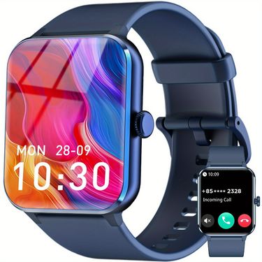 IOWODO Smartwatch,1.85'' HD Screen,100+ Sport Modes For Android And For IPhones, Stopwatch And Countdown Timer, Calorie Burn Calculator, Blue_voghion.com