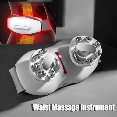 TENS +EMS+infrared Waist Massage Device Pulse physiotherapy Back Massager Relieve Fatigue Muscle Relieves Stimulator_voghion.com
