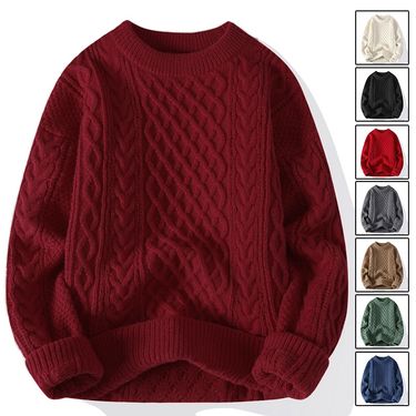 Men's Clothing Autumn And Winter Men And Women Knitted Sweater Coat Christmas Couple Sweater_voghion.com