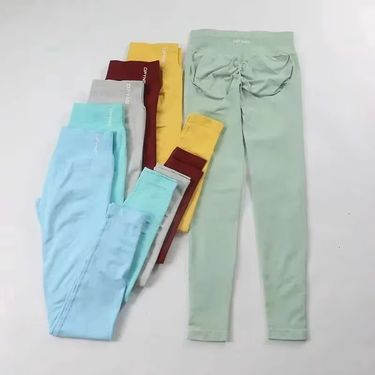 Dfyne New Color For Women Seamless Yoga Knead Butt Weight Lifting Gym Leggings Low Ribbed Belted Exercise Tights_voghion.com