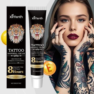 Ximonth Soothing Gentle Cleansing Moisturizing Skin Fading Tattoo Care Cream_voghion.com