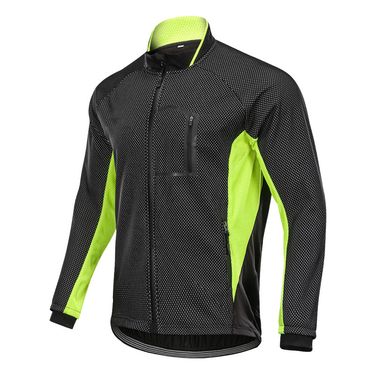 Men's Winter Cycling Jacket With Fleece, Warm Windproof Bicycle Jacket, Windbreaker Coat_voghion.com