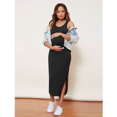 2024 Spring/Summer New Wear Knitted Tank Top Pregnant Women's Skirt_voghion.com