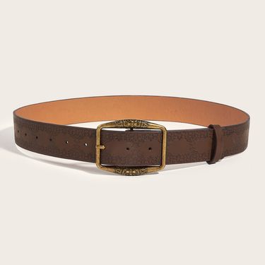2025 With Jeans Belt, Luxury Brown._voghion.com