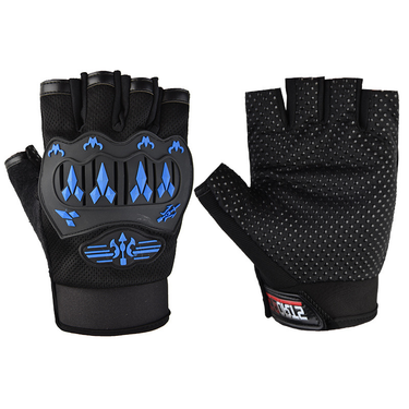 Cycling gloves men's spring summer autumn sports mountaineering equipment travel fitness half-finger gloves women's non-slip _voghion.com