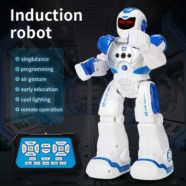 RoboCop Intelligent Early Education Robot Electric Singing Infrared Sensing Children's Remote Control Toy_voghion.com