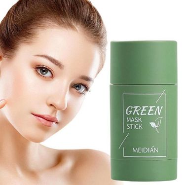 exclusive plant solid mask stick cleansing mask eggplant green tea mud mask stick_voghion.com