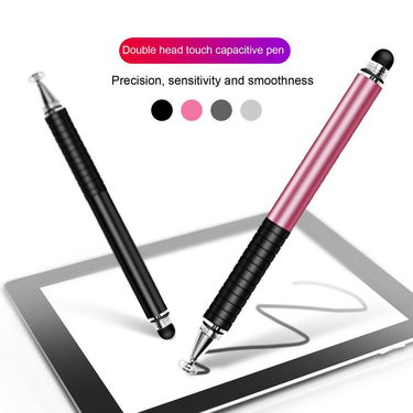 Stylus 2 in 1 Multi-function Sensitive Dual Touch Transparent Sucker Smooth Writing Phone Tablet Capacitive Pen Drawing_voghion.com