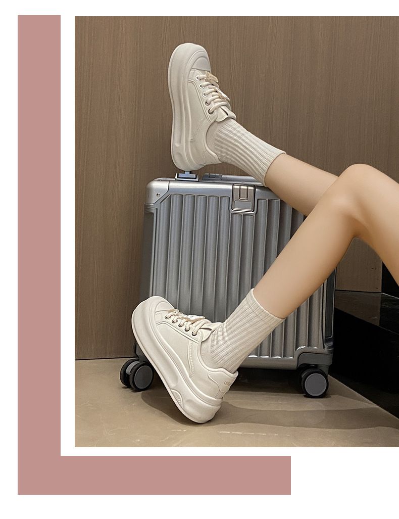 Scarpette bianche per bambini, ragazze, studenti, tempo libero, sport, scarpe da tavola versatili, tiro da strada_voghion.com