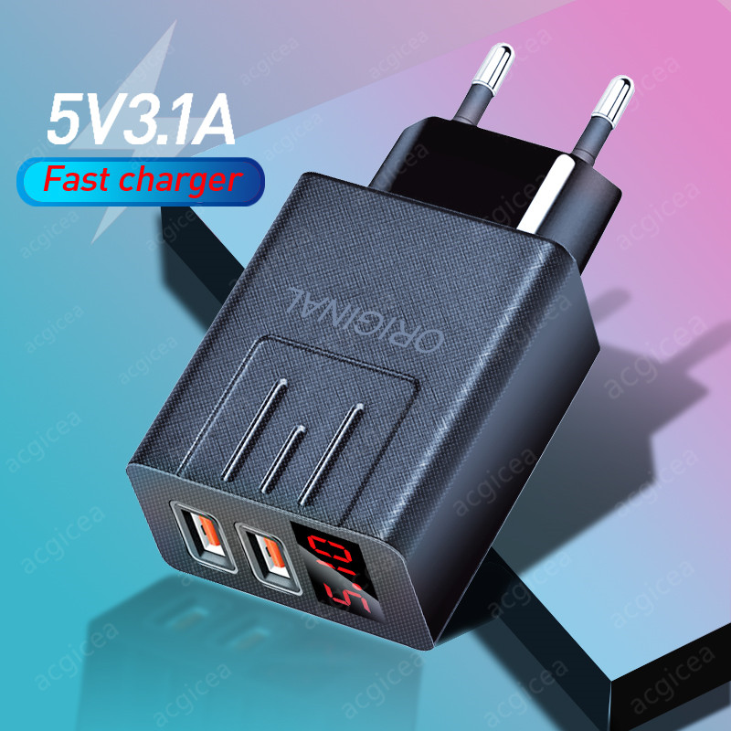 QC 18W 3.04.0 USB Mobile Charger Travel Quick Adapter Universal Charger Suitable for Xiaomi iPhone Samsung Hua_voghion.com