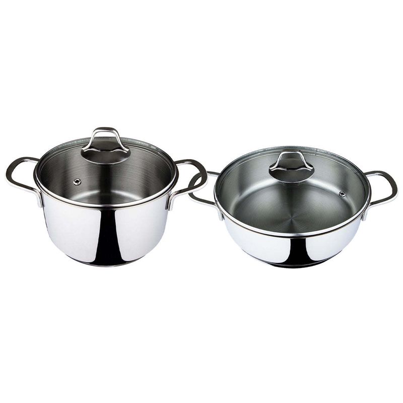 Serenk Modernist Cookware Set Saute Pan Stock Pot, 4 pcs_voghion.com