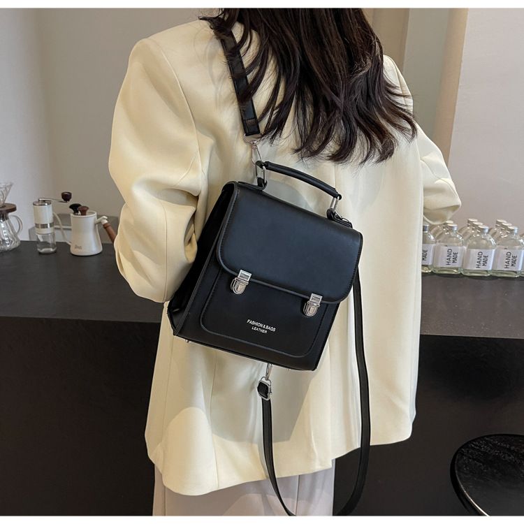 College Students Commuting Backpacks For Classes Women's Retro Versatile Handbags Trendy And Popular Single Shoulder Bags_voghion.com