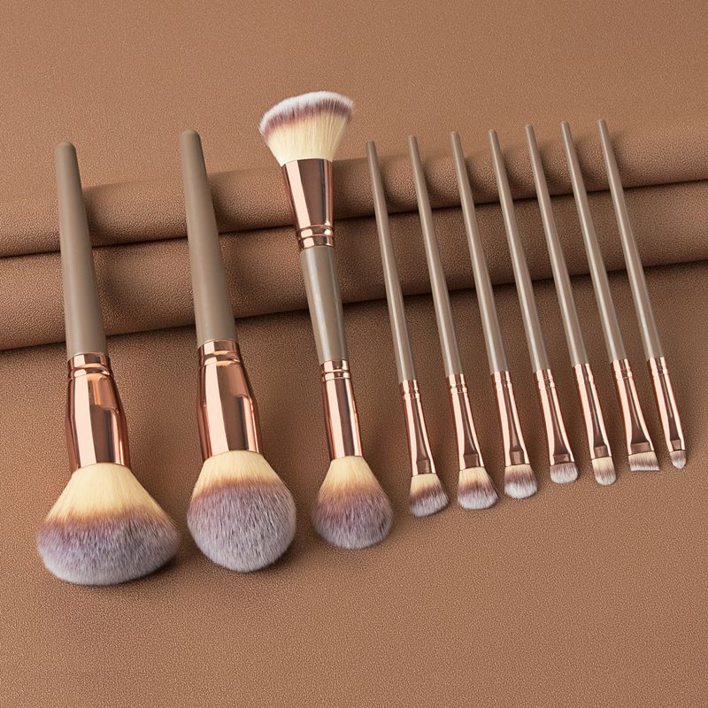 15-Stéck Schwaarzt Make-up Pinselset Professionellt Kosmetik Pinselset Mat Rouge Pinsel Wenkbrauekamm Fächerpudderpinsel Grouss Konturpinsel_voghion.com