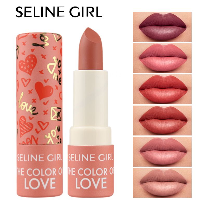 Selinger Natural Fácil de Aplicar Batom Tridimensional Brilho À Prova D'água Hidratante Bálsamo Labial Tint Maquiagem_voghion.com