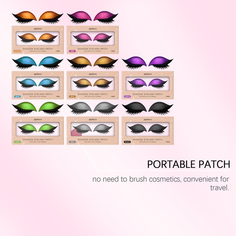 Shadow Patch Eyeshadow Eyelash Lazy Eye Makeup Portable Stickers_voghion.com