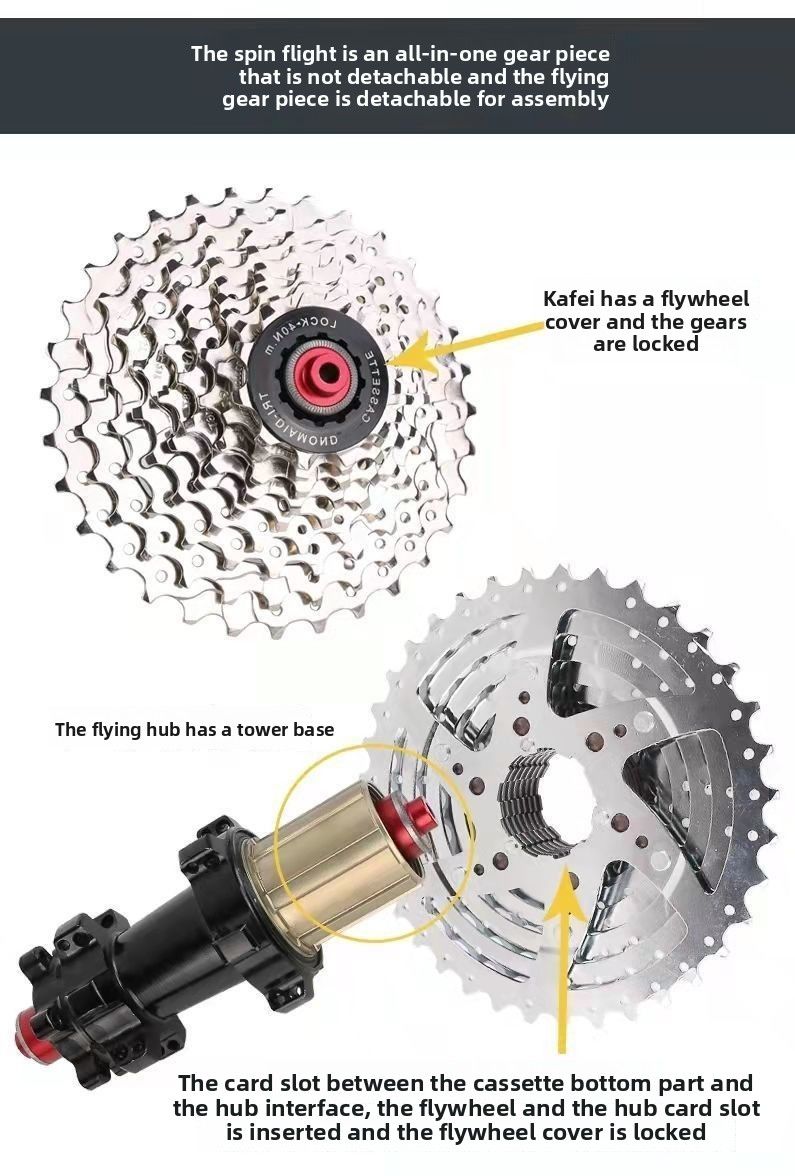 Mountain Freewheel 30mm 27 21mm 7 8 Cassette 10mm Road Bike 9 Speed 6 Gear_voghion.com