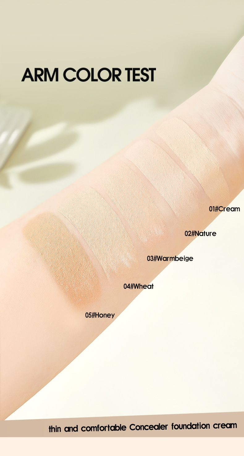 Cross Border Foreign Trade TVLV Makeup Concealer Foundation Stick Five Colors Summer Waterproof No Makeup No Powder Lazy Double Headed Powder_voghion.com