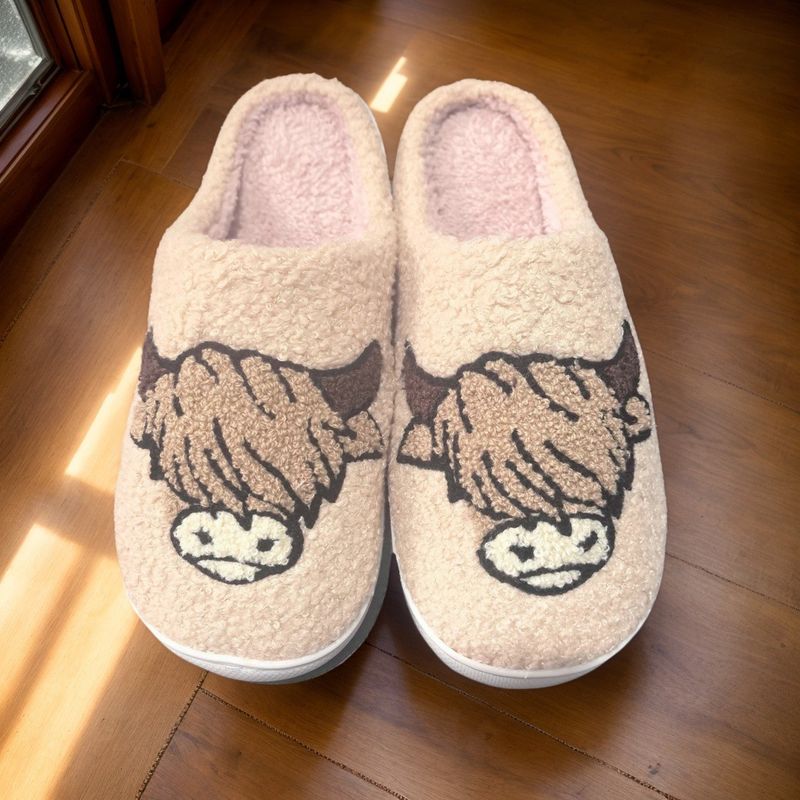 Cixi Pantofole da interno in cotone per donna, con motivo a cartoni animati, coppia di corgi, calde e antiscivolo, per uomo_voghion.com