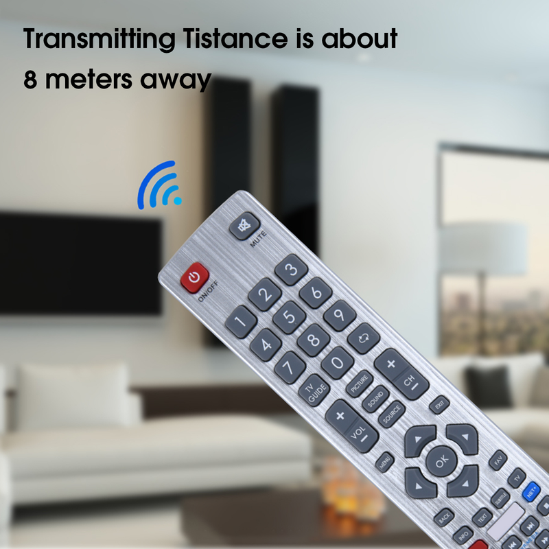 RXshengtai Fjärrkontroll Stabil överföring Snabbsökning Trådlös fjärrkontroll för Sharp Aquos DH1901091551 SHWRMC0115_voghion.com