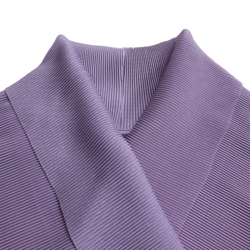 Abbigliamento da donna primavera nuova moda top con maniche a pipistrello e gonna di colore sfumato in due pezzi_voghion.com