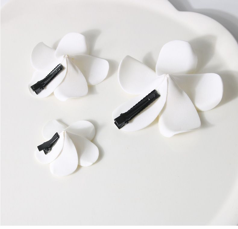 Guanyang cross-border simulation egg flower hairpin beach vacation updo side clip flower hairpin duckbill clip hair accessories_voghion.com
