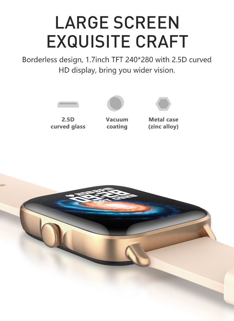 Y22 1.7-inch fashionable smartwatch with high-definition large screen message push, blood oxygen detection, sports and_voghion.com