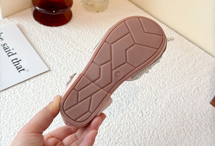 Children's Little Fragrant Princess Shoes 2025 Spring And Summer New Korean Edition Girls' Soft Bottom Butterfly Knot_voghion.com